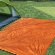 xaoyunyn 79x83inch Reversible Outdoor Patio Rug,Waterproof and Weatherproof,Plastic Straw Design for RV,Porch,Balcony Camping,Orange